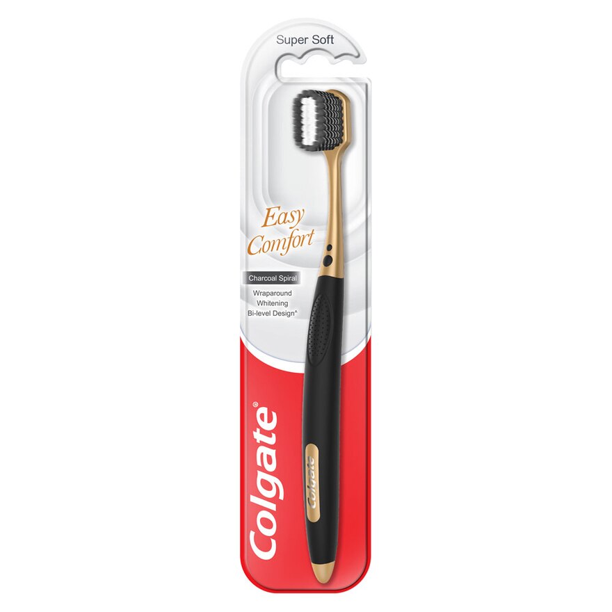 PRODUCTS - TOOTHBRUSH (COLGATE EASY COMFORT CHARCOAL SPIRAL SUPER SOFT)