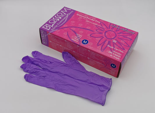 DISPOSABLE - NITRILE LILA GLOVE (BLOSSOM)