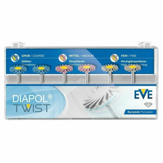 PROSTHODONTIC - PFM & PORCELAIN POLISHING KIT ( EVE DIAPOL TWIST)