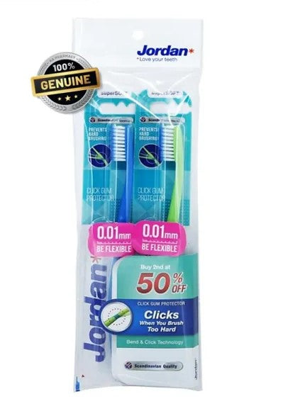 PRODUCTS - CLICK GUM PROTECT TWIN PACK SUPERSOFT T/BRUSH (JORDAN)