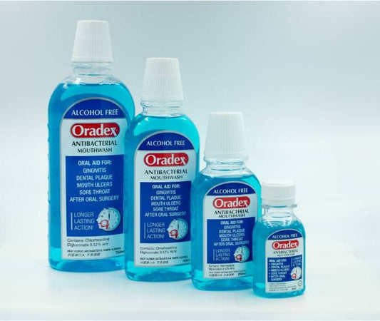 PRODUCTS - MOUTH RINSE - CHLORHEXIDINE 0.12% - 400ML (ORADEX)