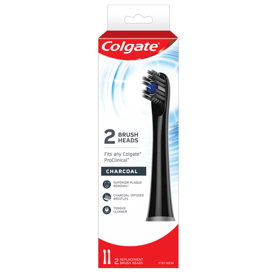 PRODUCTS - TOOTHBRUSH (COLGATE PROCLINICAL B150 CHARCOAL BATTERY HEAD REFILL)