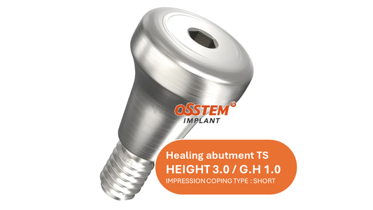 IMPLANT - HEALING ABUTMENT (OSSTEM TSIII), HEIGHT 3.0 DIAMETER VARIES