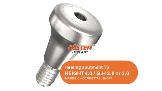 IMPLANT - HEALING ABUTMENT (OSSTEM TSIII), HEIGHT 4.0 DIAMETER VARIES