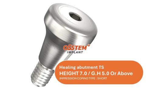 IMPLANT - HEALING ABUTMENT (OSSTEM TSIII), HEIGHT 7.0 DIAMETER VARIES