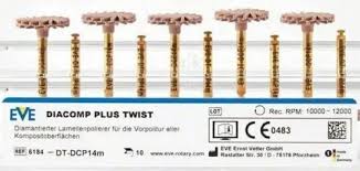 RESTORATIVE - COMPOSITE POLISHING ( EVE DIACOMP TWIST) - REFILL 10pcs