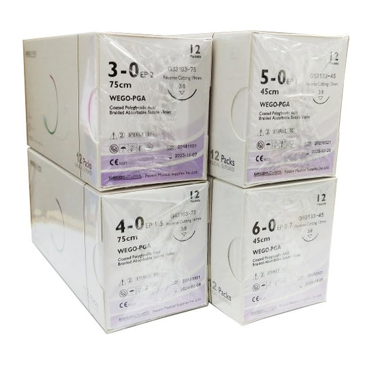 ORAL SURGERY - SUTURES ABSORBABLE PGA & PGLA (WEGO)