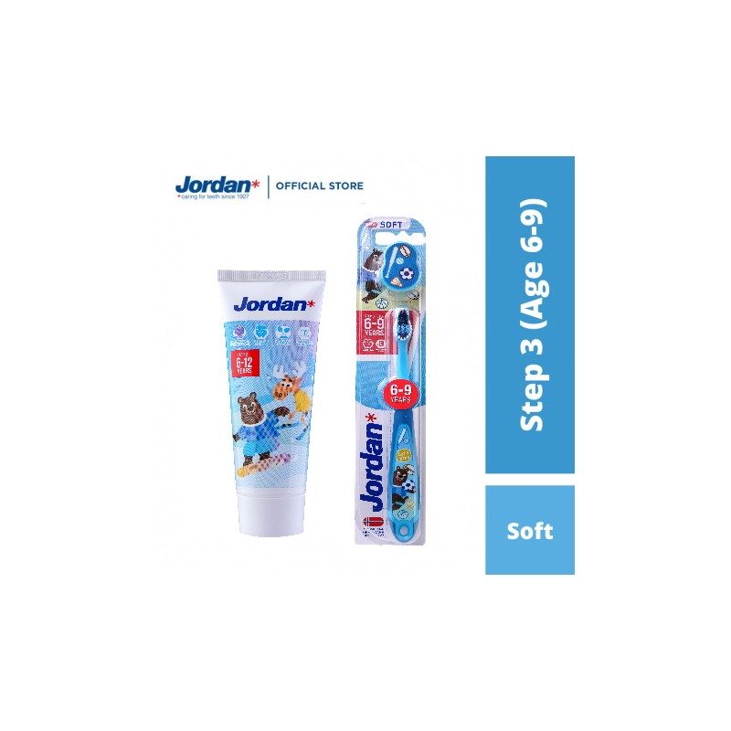 PRODUCTS - 75G T/PASTE + T/BRUSH SUPERSOFT (JORDAN KIDS)