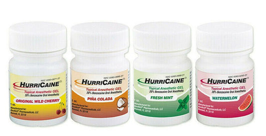ORAL SURGERY - TOPICAL ANESTHESIA GEL (HURRICAINE)
