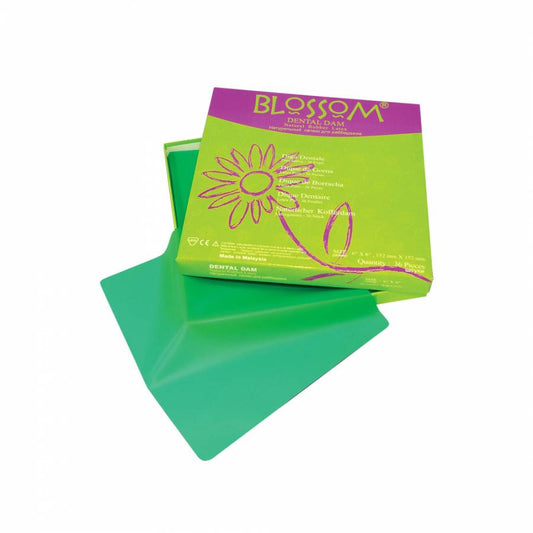 RESTORATIVE - RUBBER DAM SHEETS 6'X6'- MEDIUM (BLOSSOM)